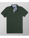 Polo Short Sleeve  Regular Fit Dark Olive| Oxford Company eShop