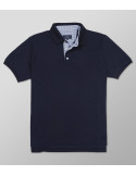 Polo Κοντό Μανίκι Regular Fit Μπλε Σκούρο | Oxford Company eShop