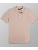 Polo Short Sleeve Regular Fit Beige| Oxford Company eShop
