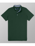 Polo Κοντό Μανίκι Regular Fit Πράσινο Σκούρο | Oxford Company eShop