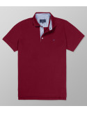 Polo Short Sleeve  Regular Fit Bordeuax| Oxford Company eShop
