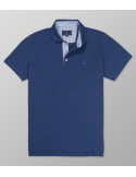 Polo Κοντό Μανίκι Regular Fit Μπλε Indigo | Oxford Company eShop