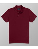 Polo Short Sleeve  Regular Fit Bordeuax| Oxford Company eShop