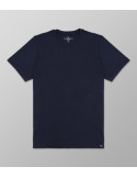 T-Shirt Κοντό Μανίκι Slim fit Μπλε Σκούρο| Oxford Company eShop
