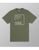 T-Shirt Short Sleeve Regular Fit Plain Olive | Oxford Company eShop
