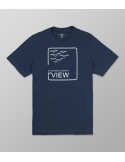 T-Shirt Short Sleeve Regular Fit Plain Blue | Oxford Company eShop