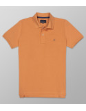 Polo Short Sleeve Slim Fit Light Orange| Oxford Company eShop